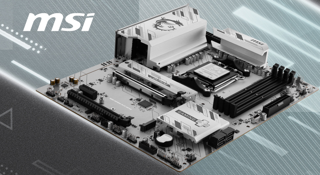 MSI B850 GAMING PLUS WIFI6E Motherboard, ATX - Supports AMD Ryzen
